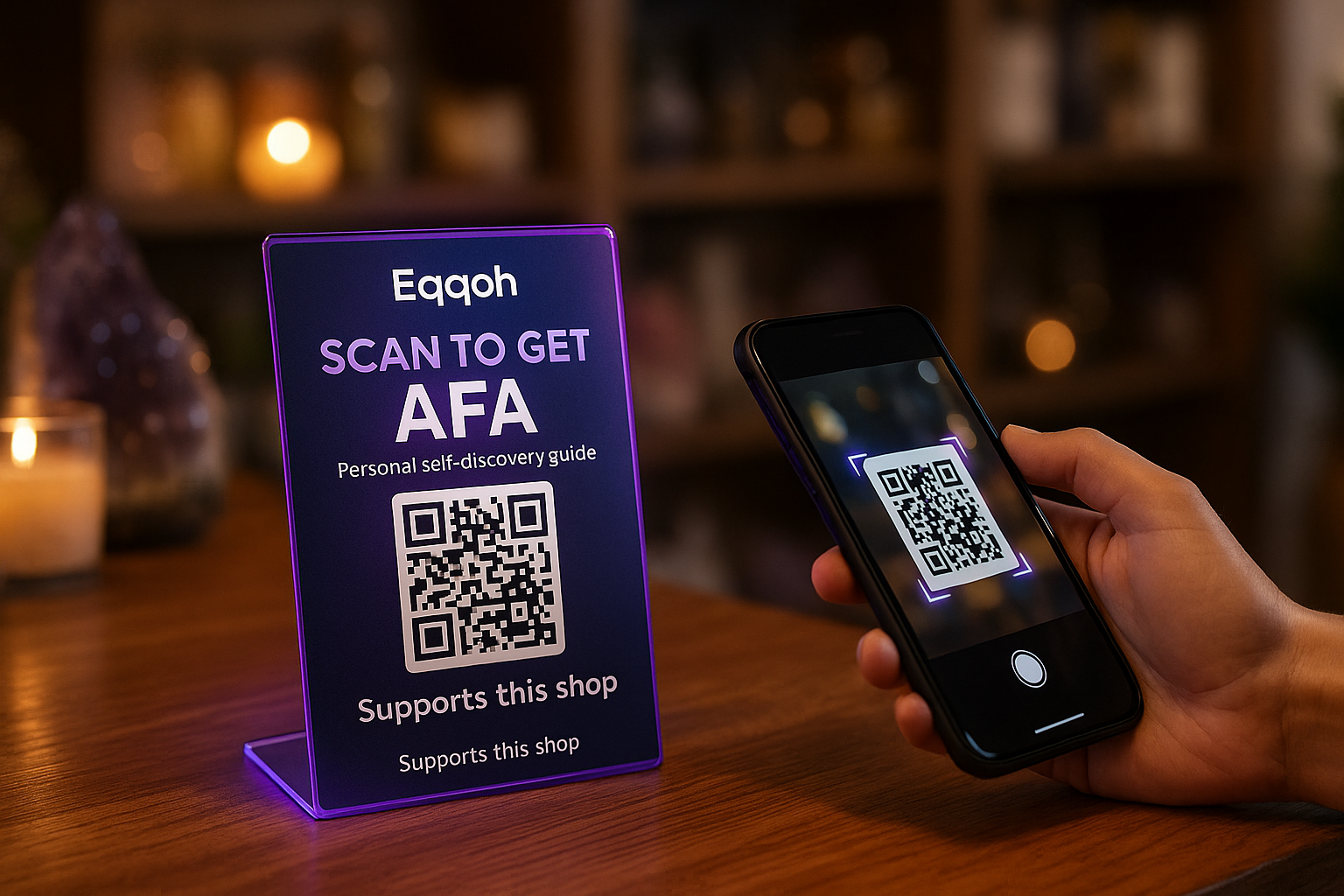 Eqqoh Partner Kit — QR tent at checkout, IG templates, and dashboard